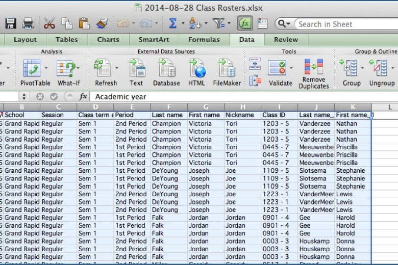 which produc is like excel for mac